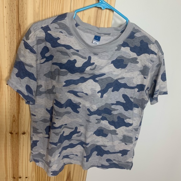 Old Navy Blue Camo Shirt - Picture 5 of 5
